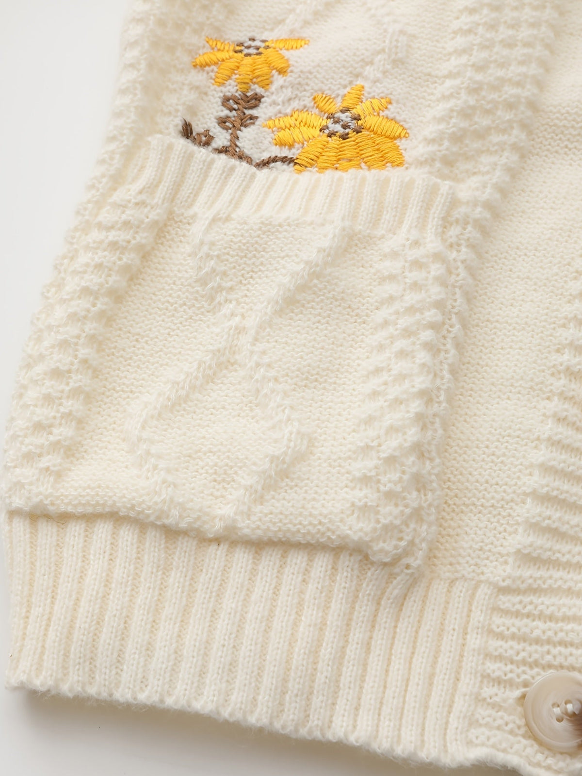 Edie-Grace Floral Embroidered Cardigan