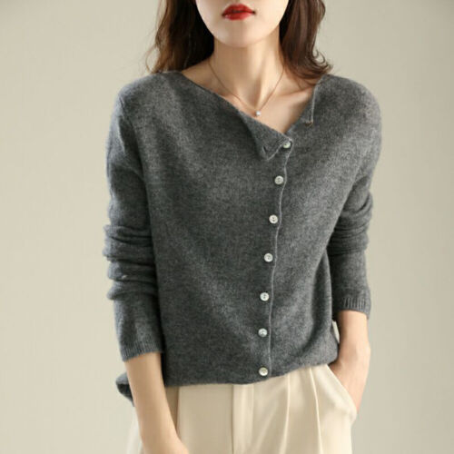 Coralie Boat Neck Button Cardigan