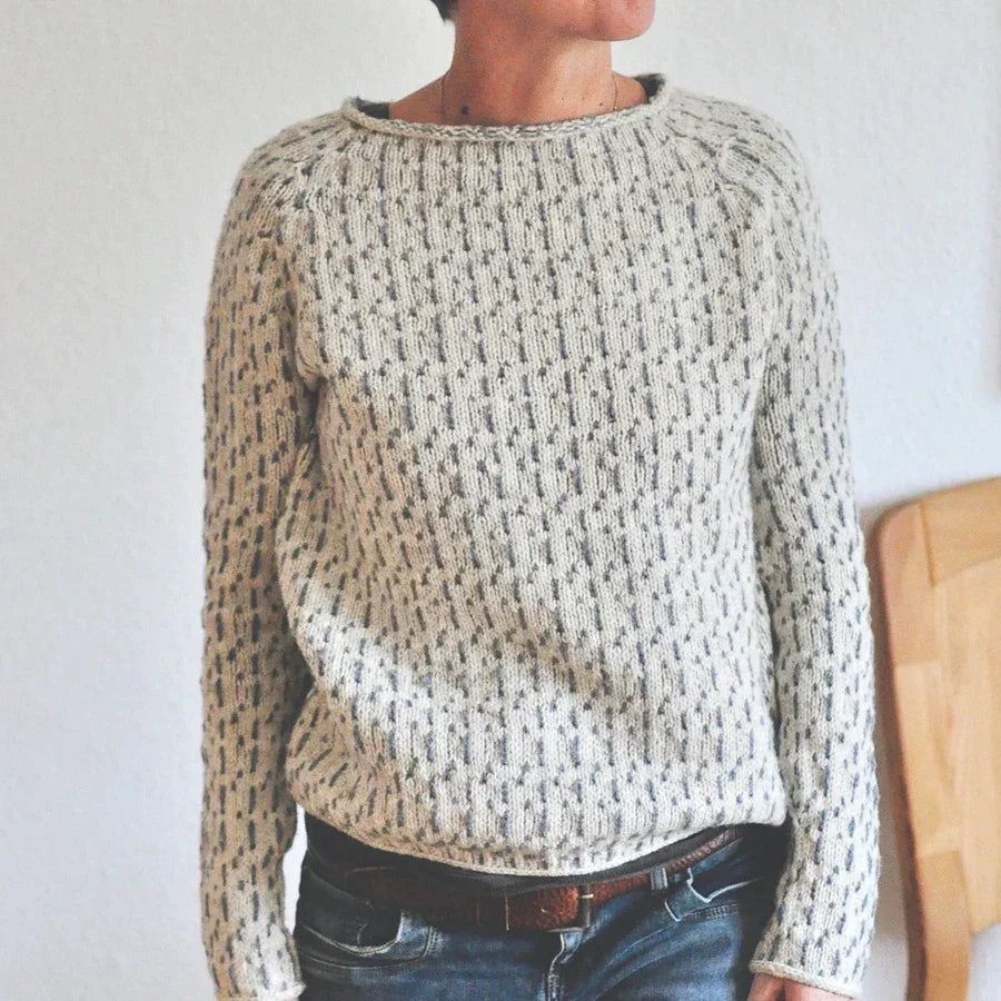 Ambrose-Jane Speckled Knit Sweater