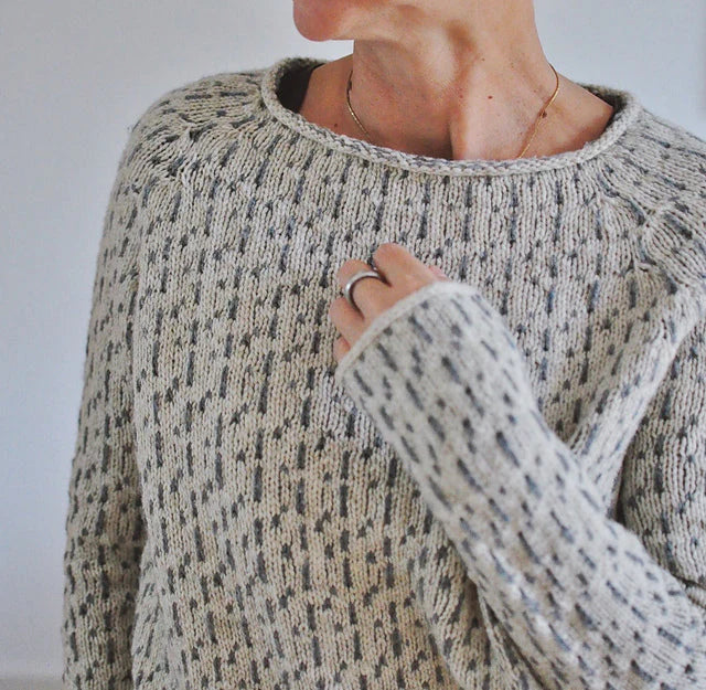 Ambrose-Jane Speckled Knit Sweater