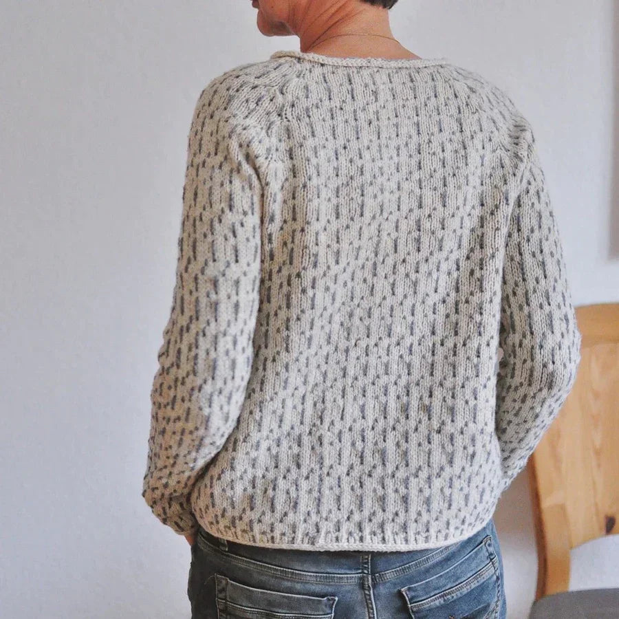 Ambrose-Jane Speckled Knit Sweater