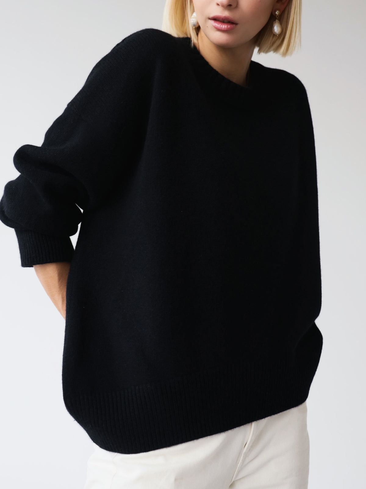 Hollis-Rose Oversized Ribbed Sweater