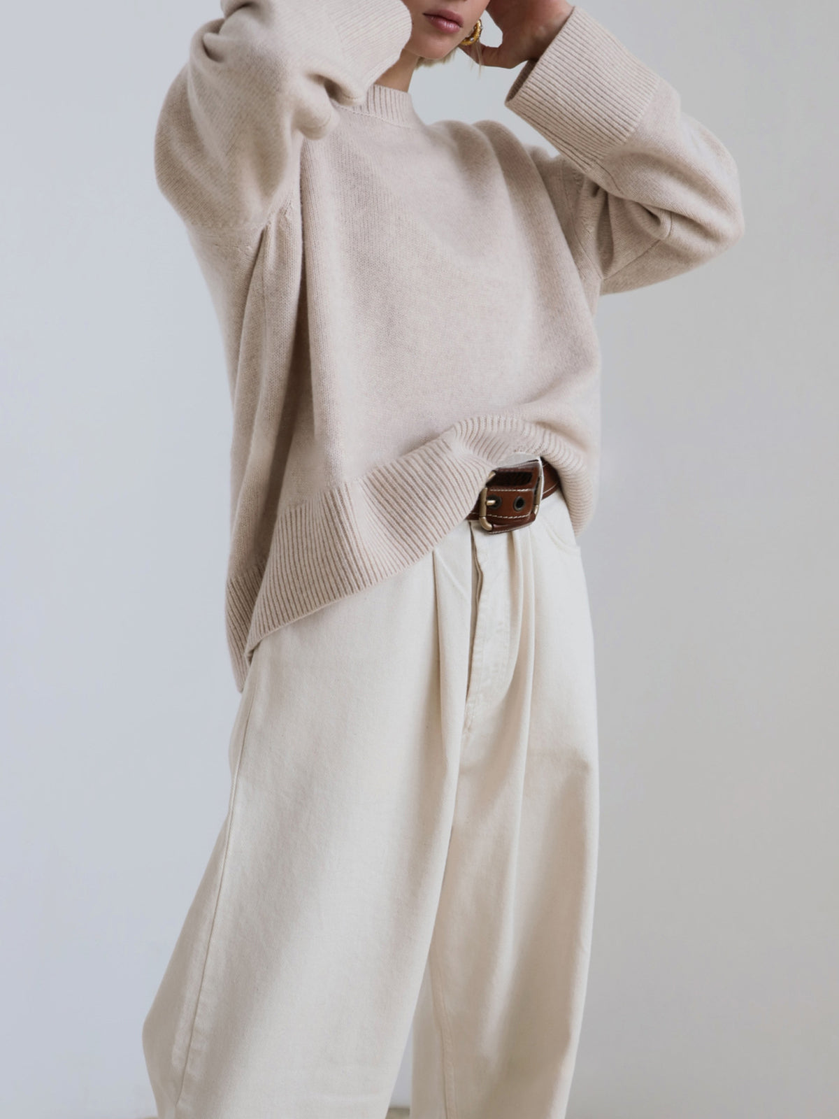 Hollis-Rose Oversized Ribbed Sweater