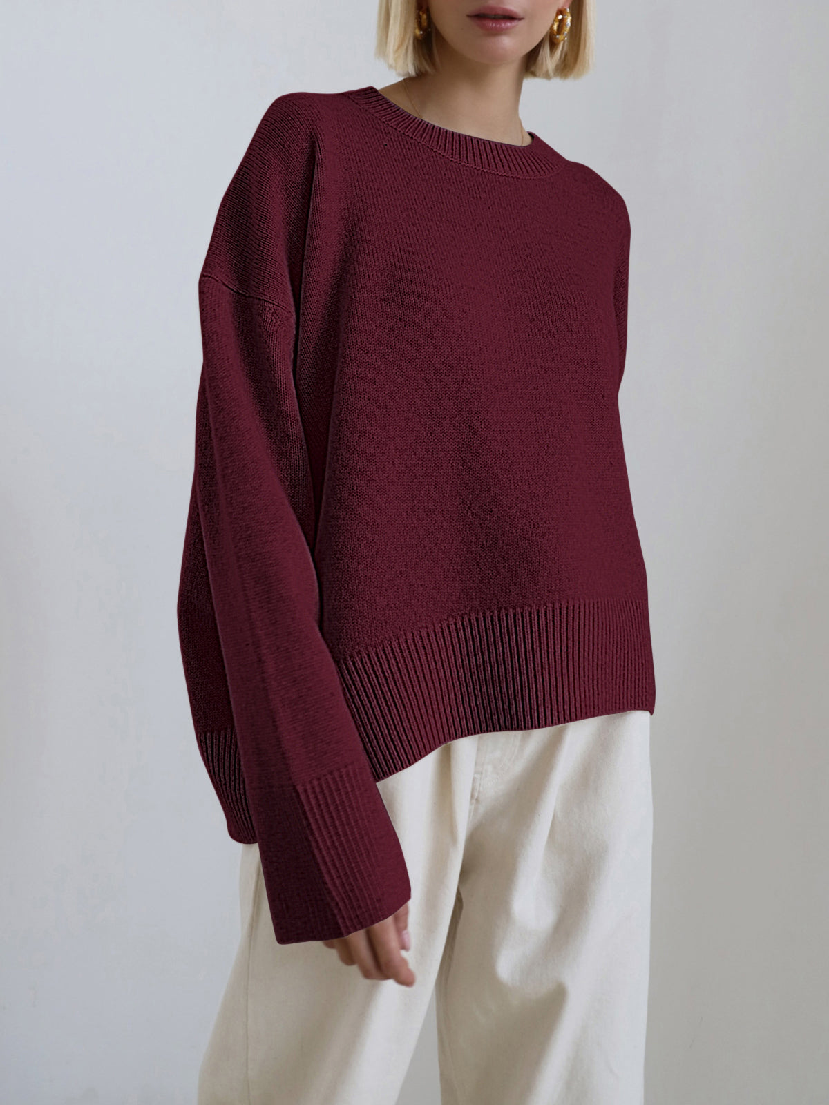 Hollis-Rose Oversized Ribbed Sweater