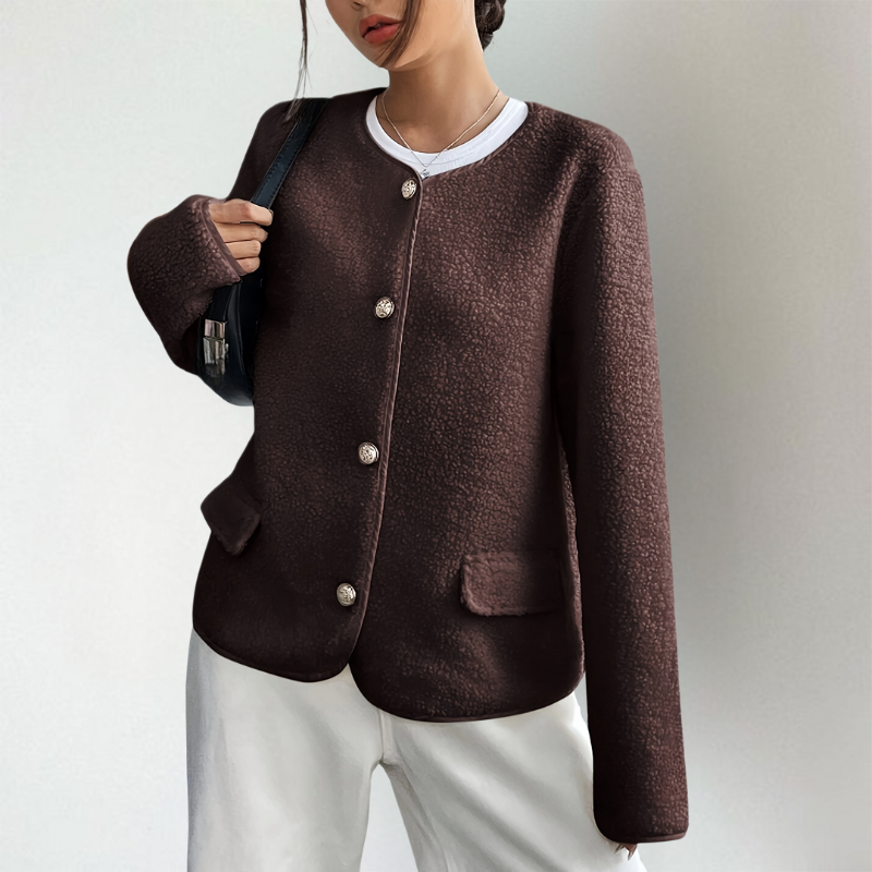 Indie-Faye Marled Pocket Cardigan