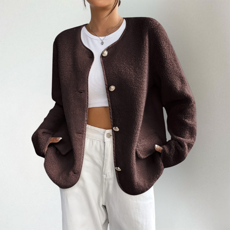 Indie-Faye Marled Pocket Cardigan