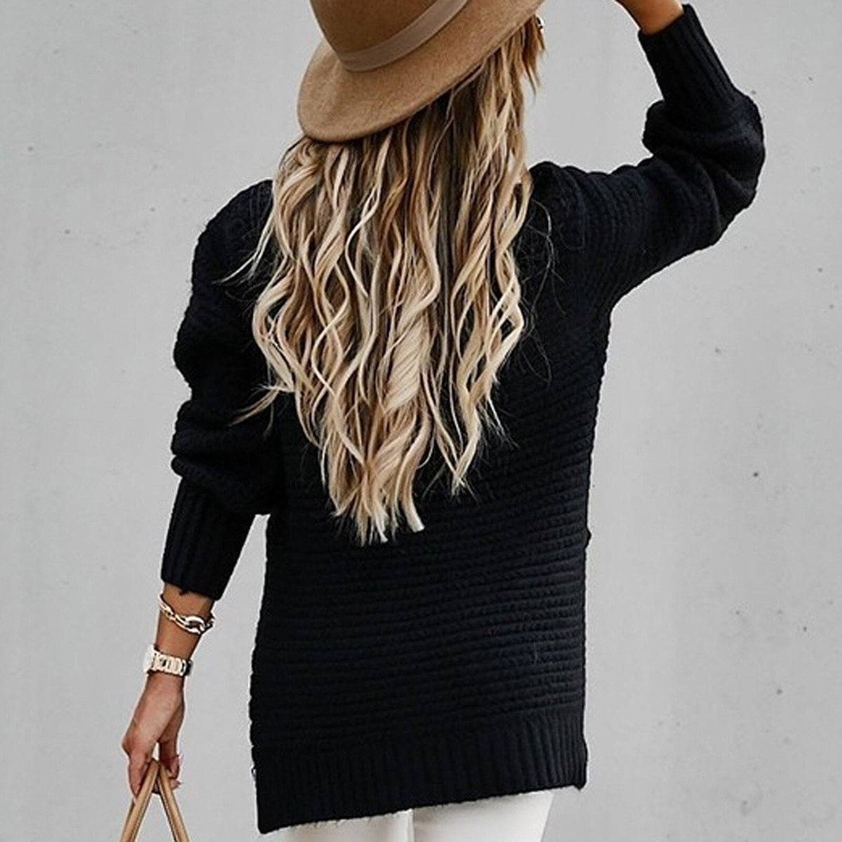 Ailsa-Mae Chunky Mock Neck Sweater