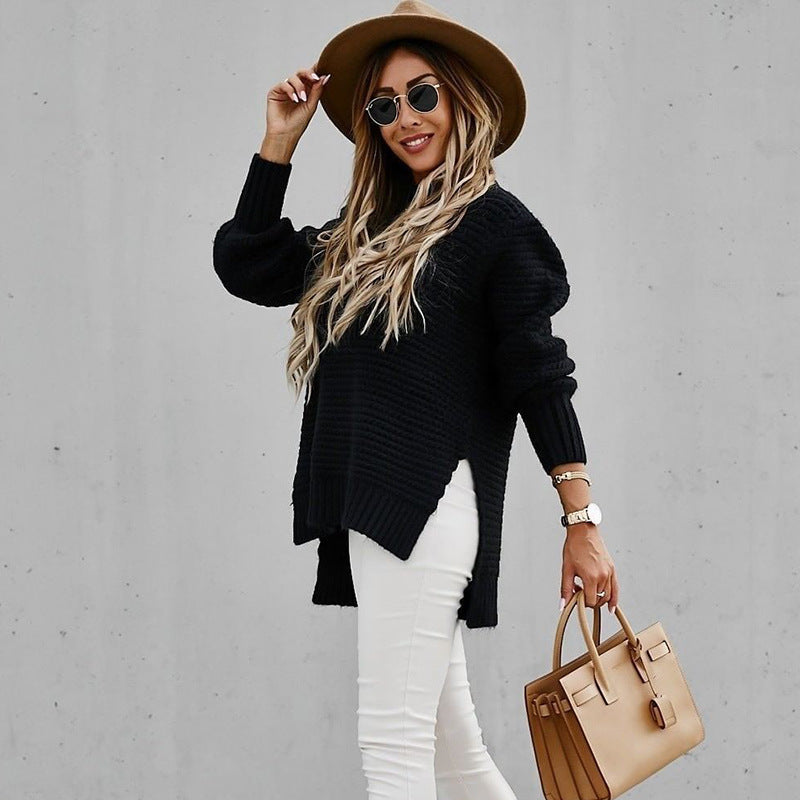 Ailsa-Mae Chunky Mock Neck Sweater