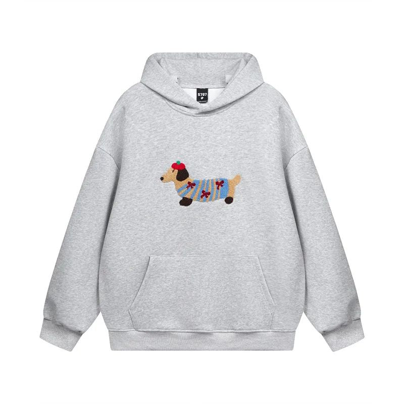 Astrid-Joy Dachshund Print Hoodie