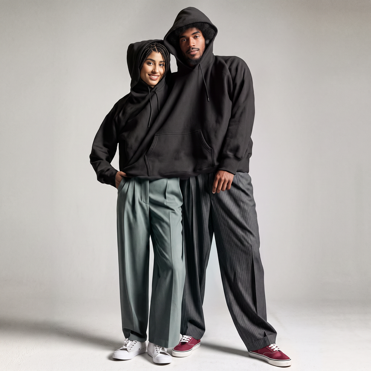 Juno-Rae Two-Person Double Hood Hoodie