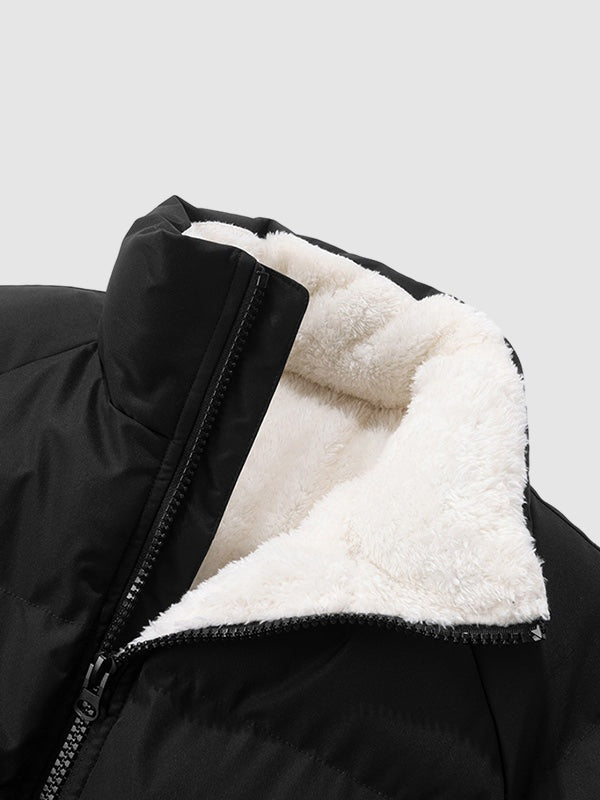 Patrick | Men's Winter Sherpa Lined Puffer Jacket Quilted