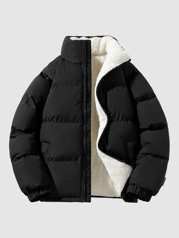Patrick | Men's Winter Sherpa Lined Puffer Jacket Quilted