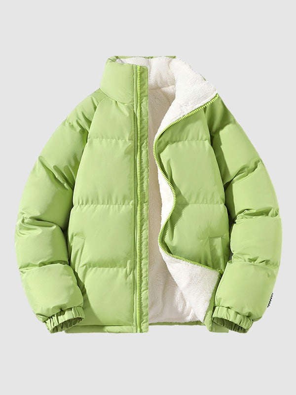 Patrick | Men's Winter Sherpa Lined Puffer Jacket Quilted