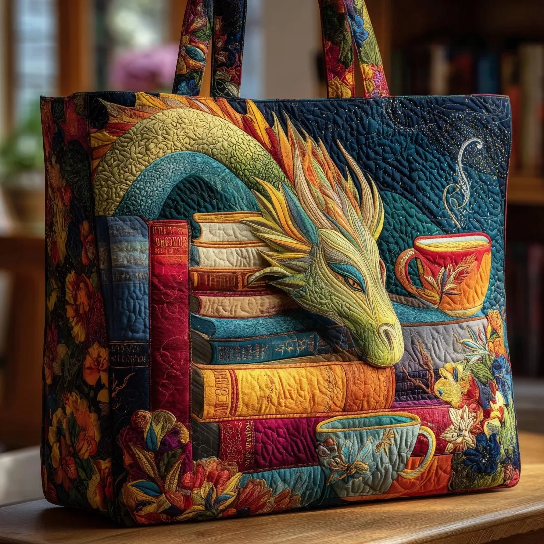 Willow | Women's Quilted Tote Bag Handmade Unique Print