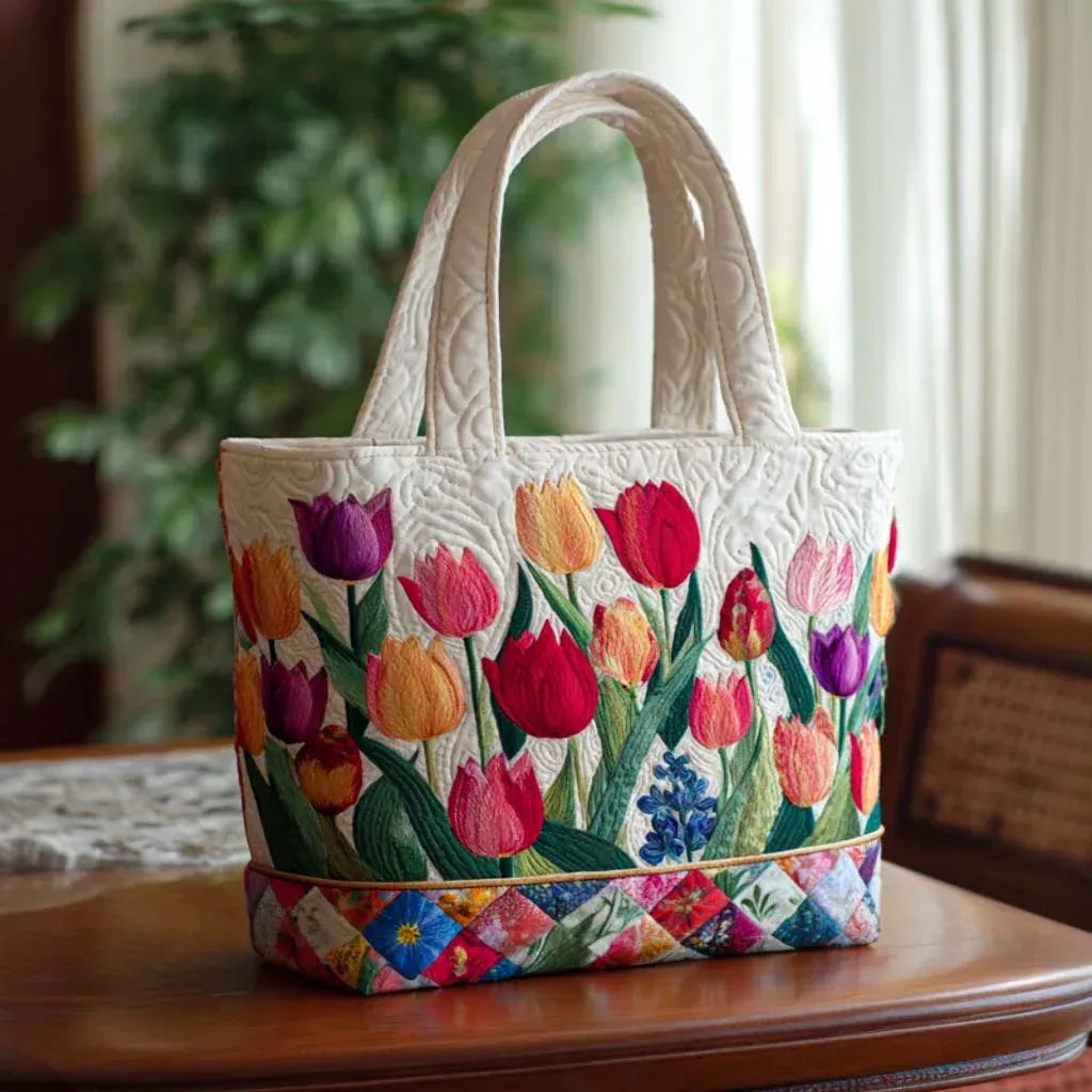 Willow | Women's Quilted Tote Bag Handmade Unique Print