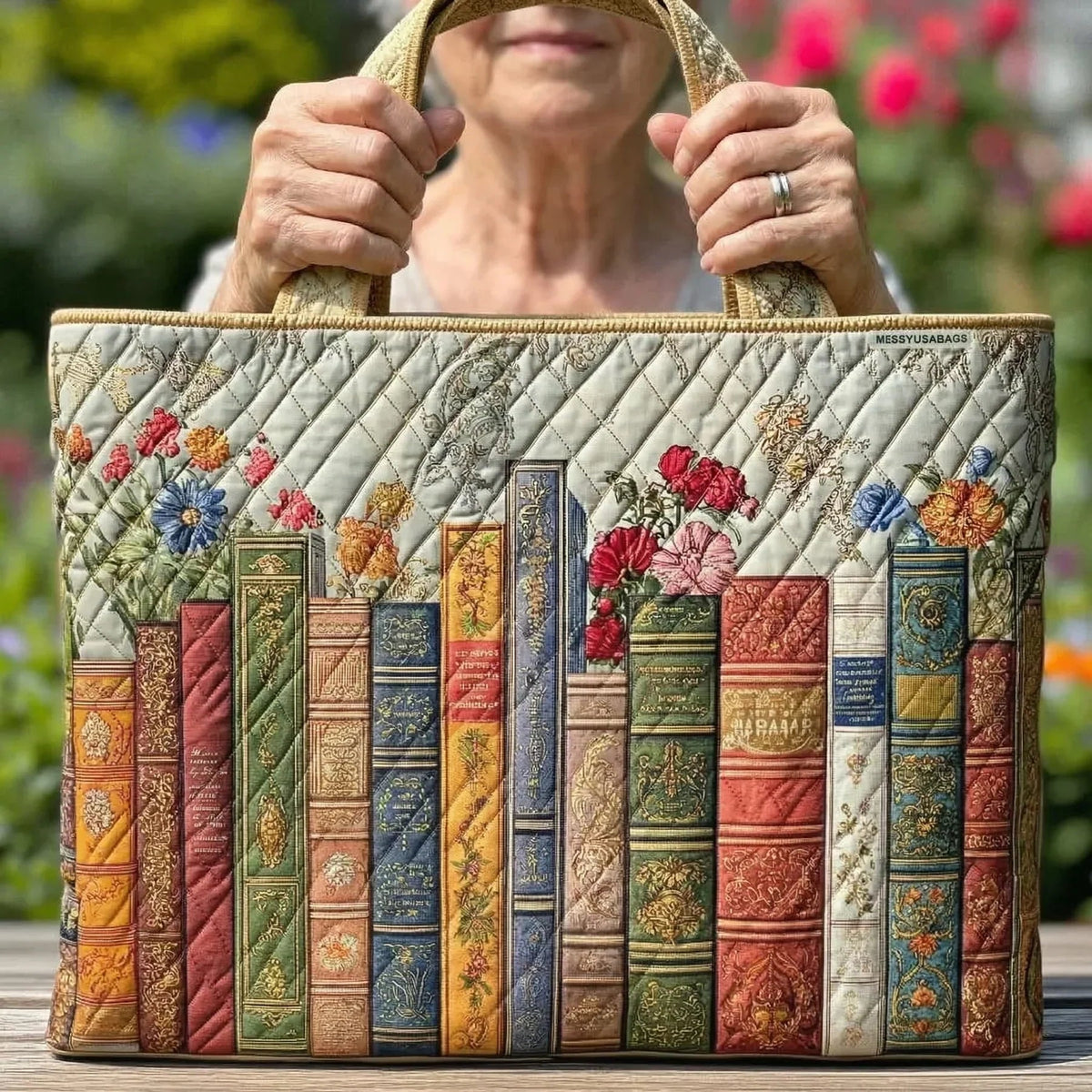 Willow | Women's Quilted Tote Bag Handmade Unique Print