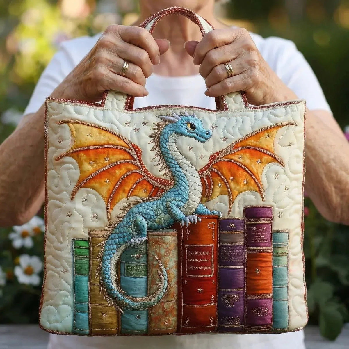 Willow | Women's Quilted Tote Bag Handmade Unique Print