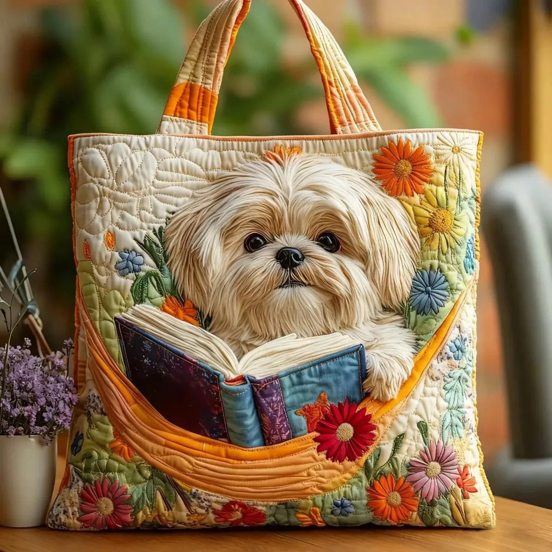 Willow | Women's Quilted Tote Bag Handmade Unique Print