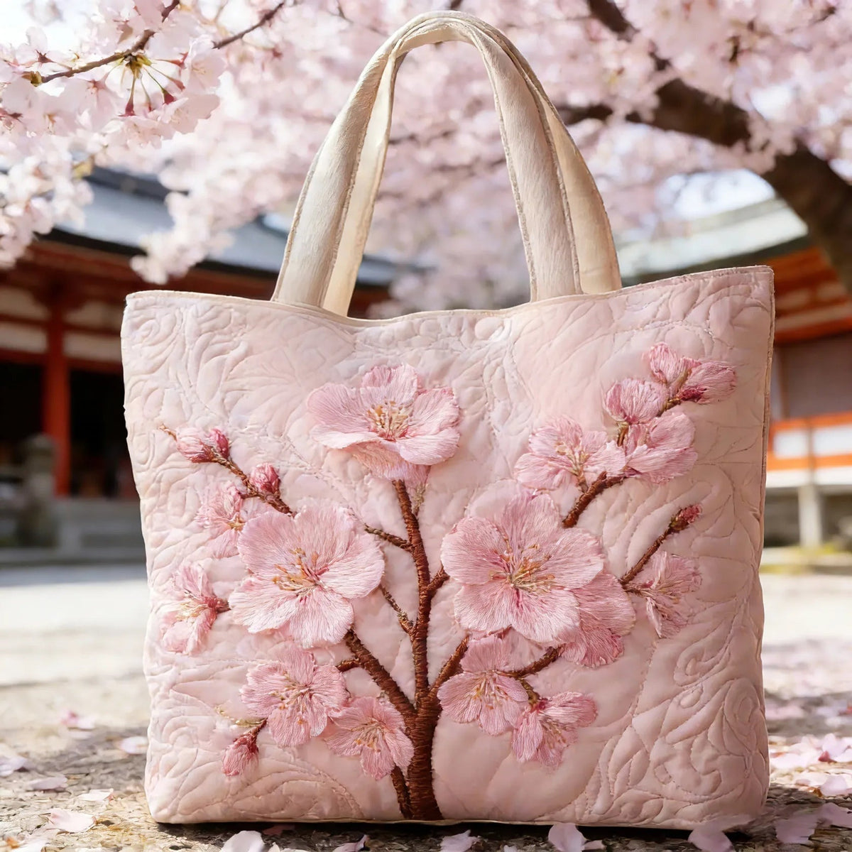 Willow | Women's Quilted Tote Bag Handmade Unique Print