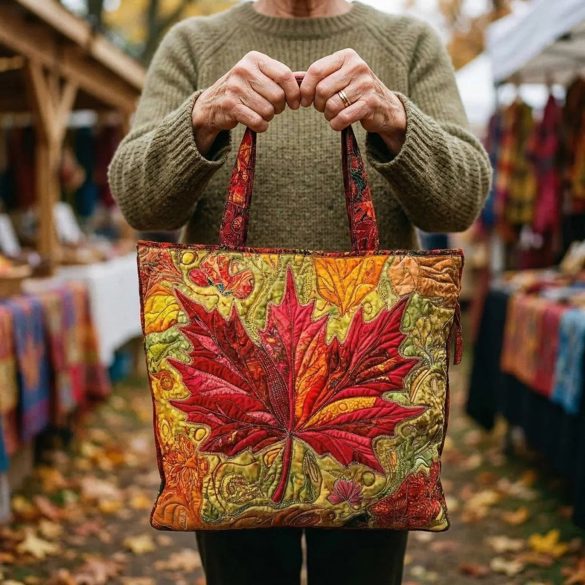 Willow | Women's Quilted Tote Bag Handmade Unique Print