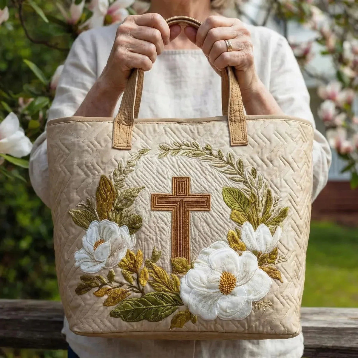 Willow | Women's Quilted Tote Bag Handmade Unique Print