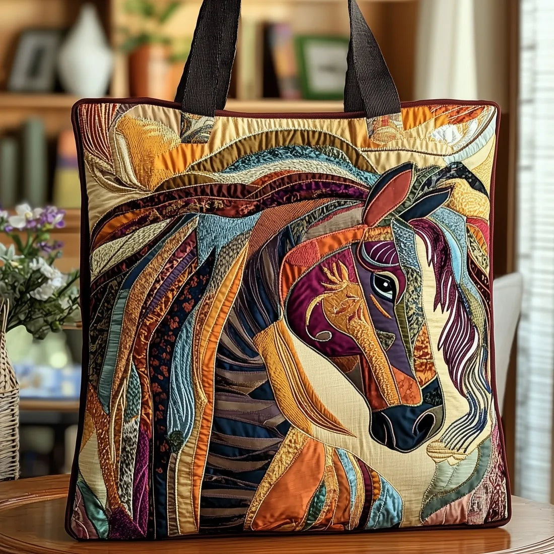 Willow | Women's Quilted Tote Bag Handmade Unique Print
