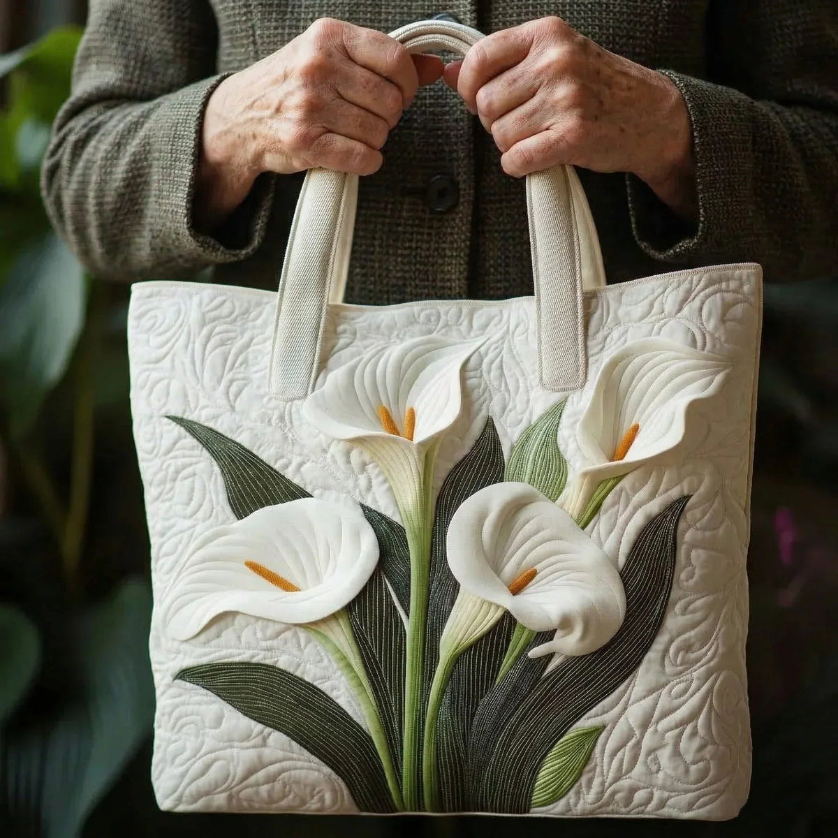 Willow | Women's Quilted Tote Bag Handmade Unique Print