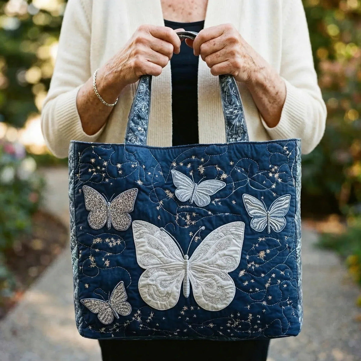 Willow | Women's Quilted Tote Bag Handmade Unique Print