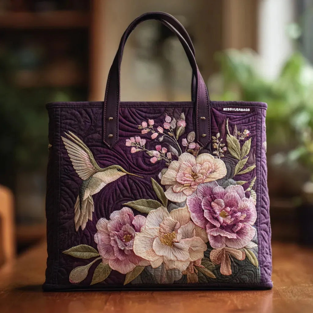 Willow | Women's Quilted Tote Bag Handmade Unique Print
