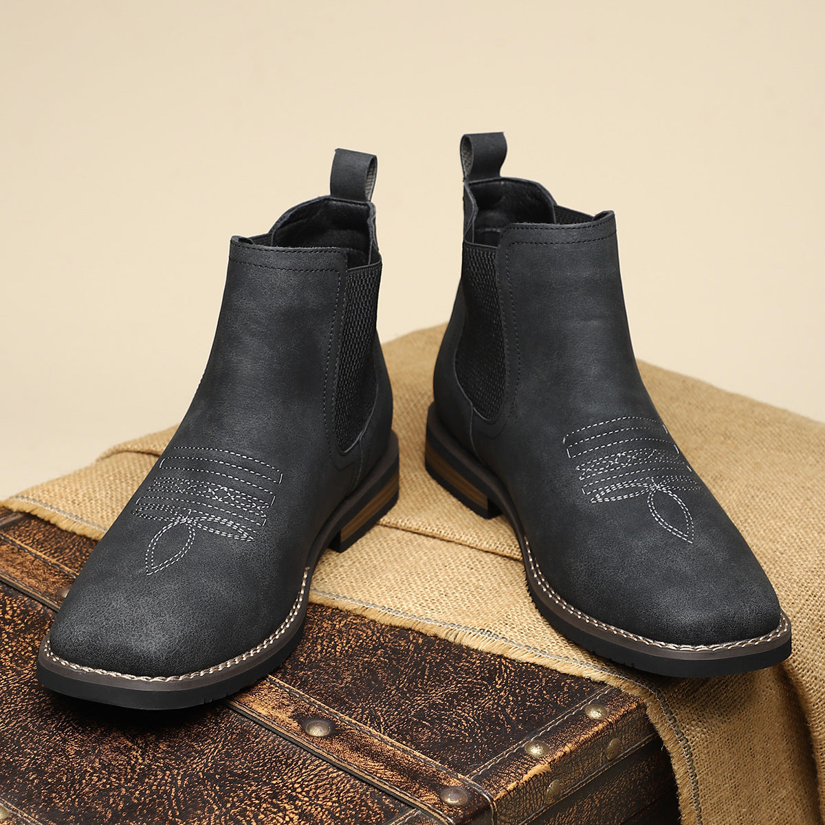 Men’s Western Chelsea Ankle Boots