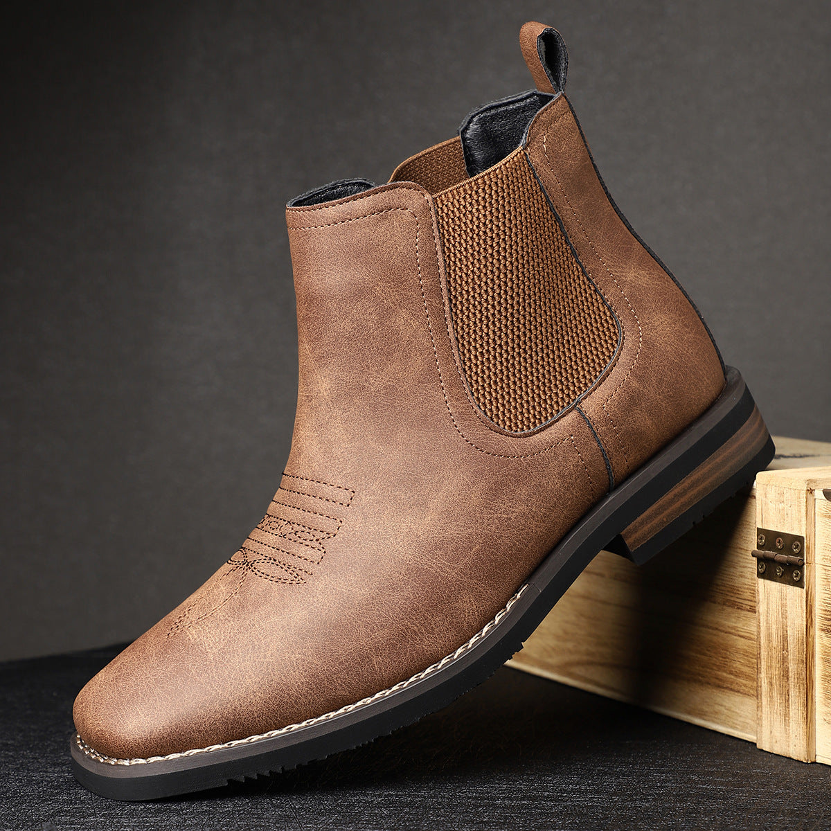 Men’s Western Chelsea Ankle Boots