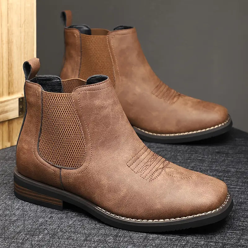 Men’s Western Chelsea Ankle Boots