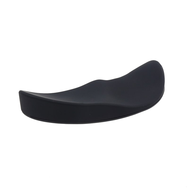 Ergonomic Mouse Wrist Rest Pad with Gliding Base and Contoured Silicone Support for Computer Gaming