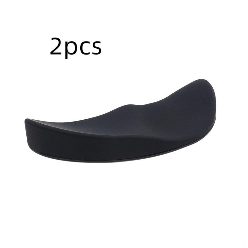 Ergonomic Mouse Wrist Rest Pad with Gliding Base and Contoured Silicone Support for Computer Gaming