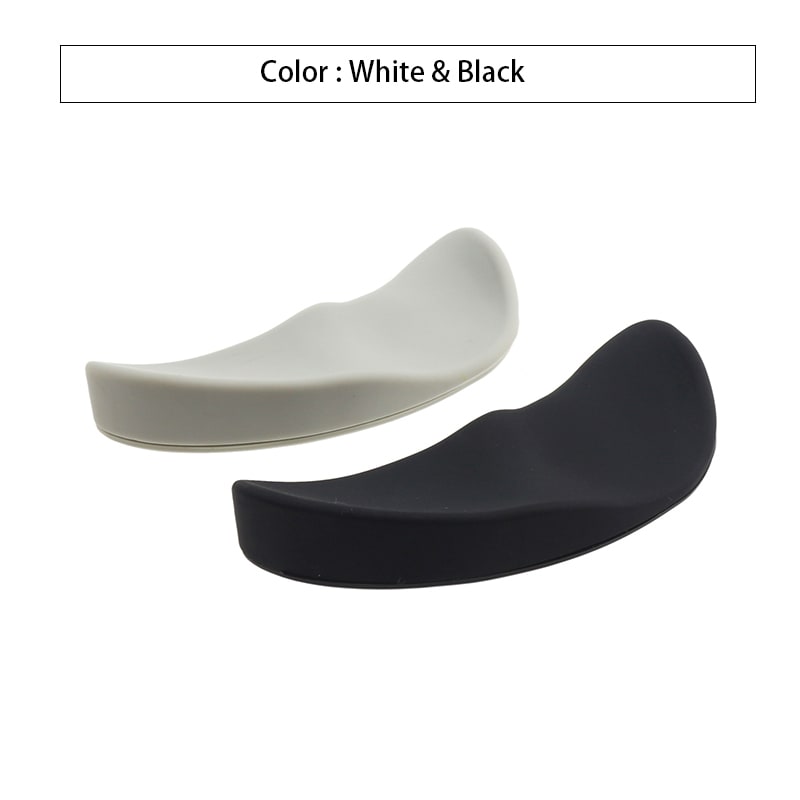 Ergonomic Mouse Wrist Rest Pad with Gliding Base and Contoured Silicone Support for Computer Gaming