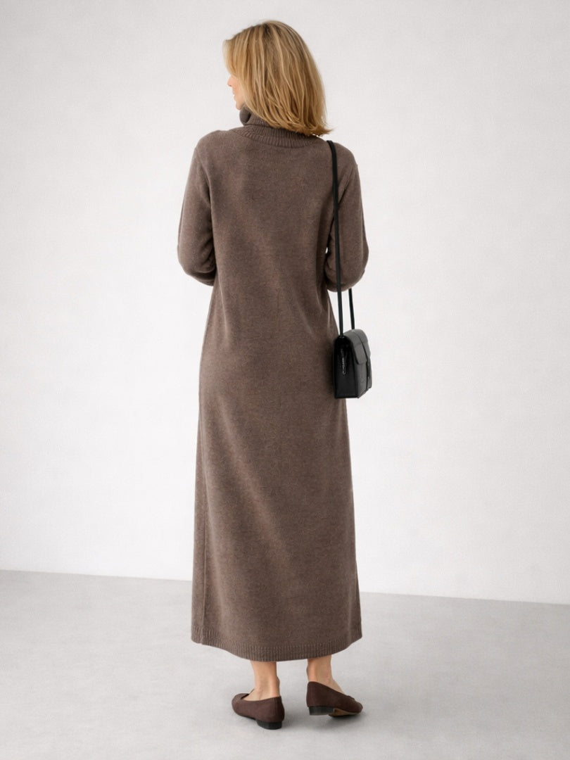 Sydney | Women's Winter Sweater Dress Turtleneck Long Sleeve