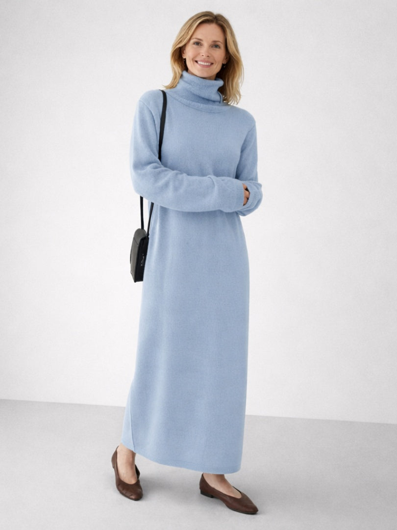 Sydney | Women's Winter Sweater Dress Turtleneck Long Sleeve