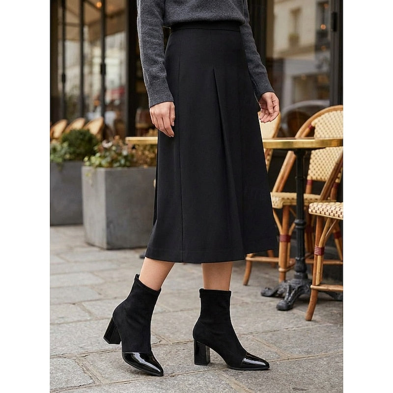 Beatrix | Block Heel Ankle Boots