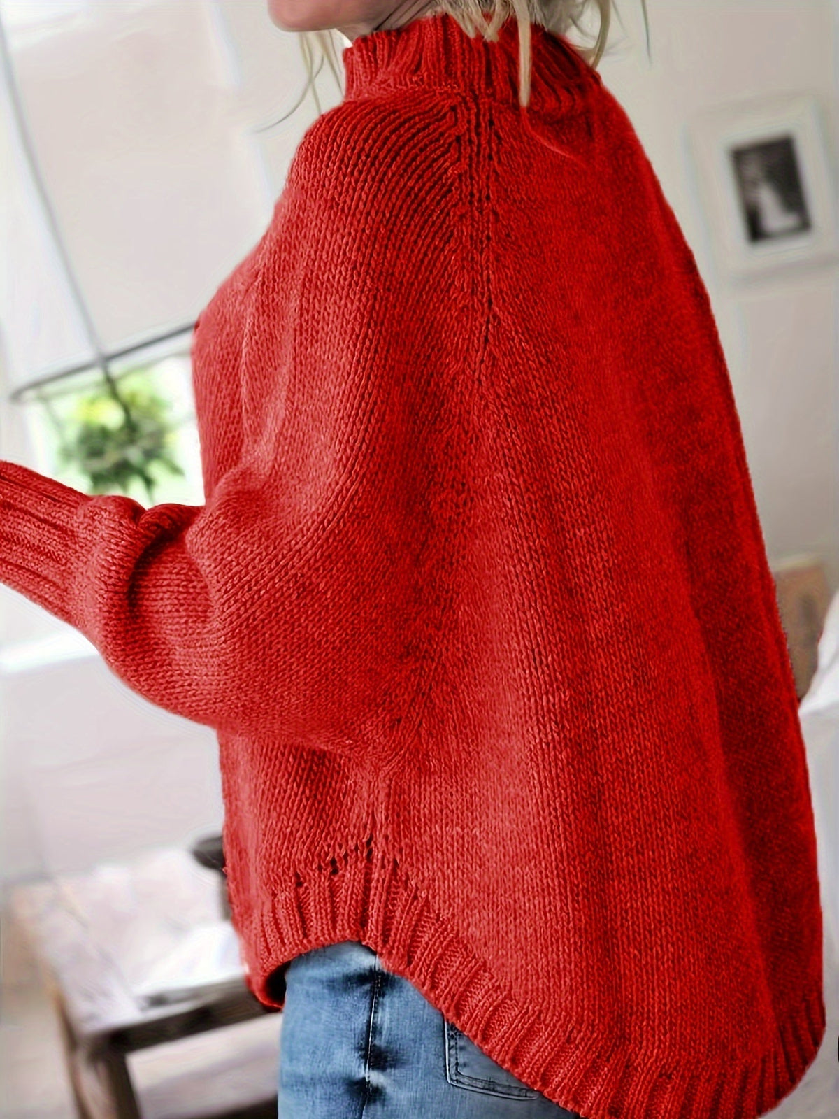 Gwendolyn | Cable Knit High Neck Winter Turtleneck Sweater