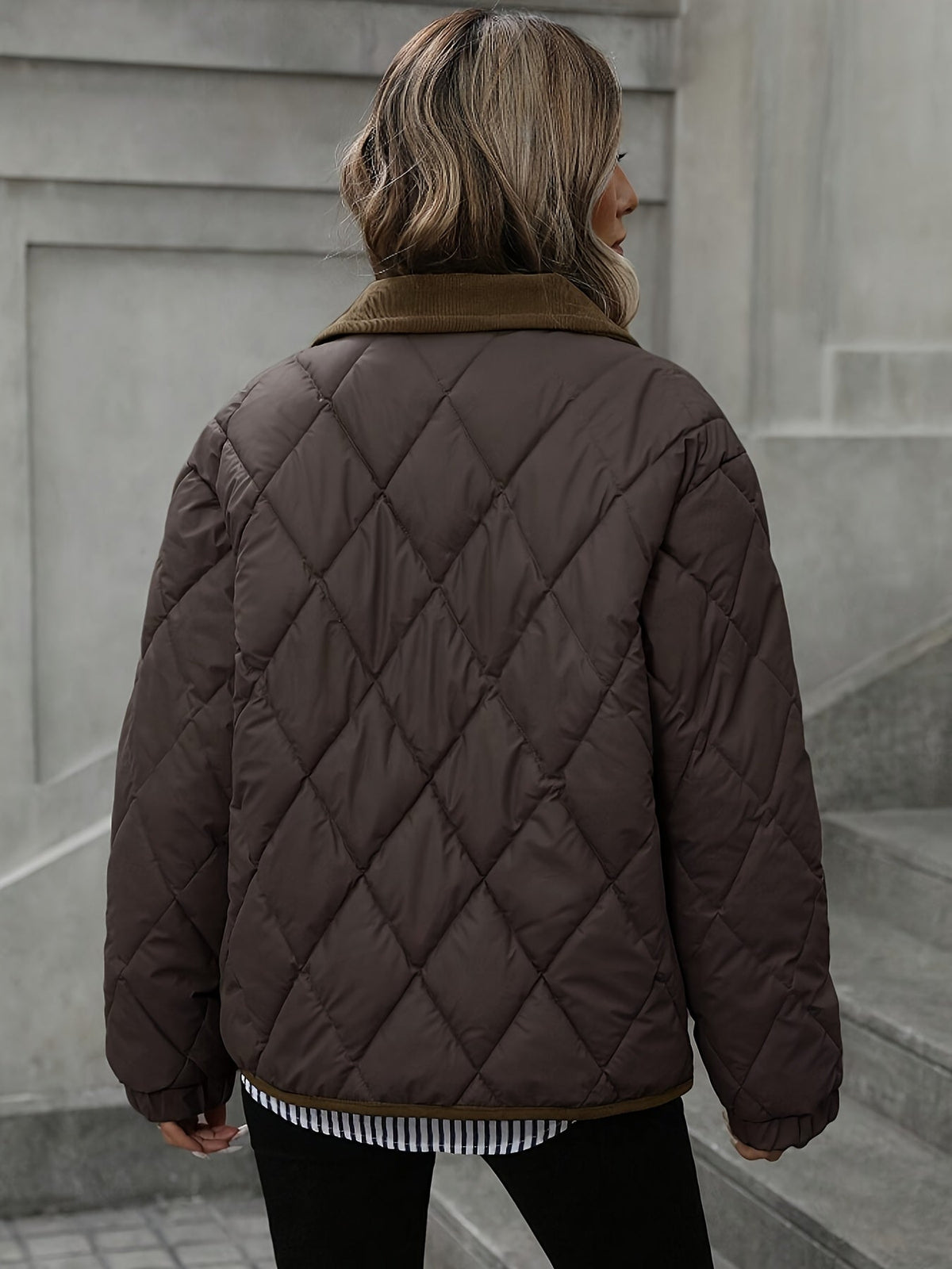Imogen | Diamond Padded Winter Quilted Jacket