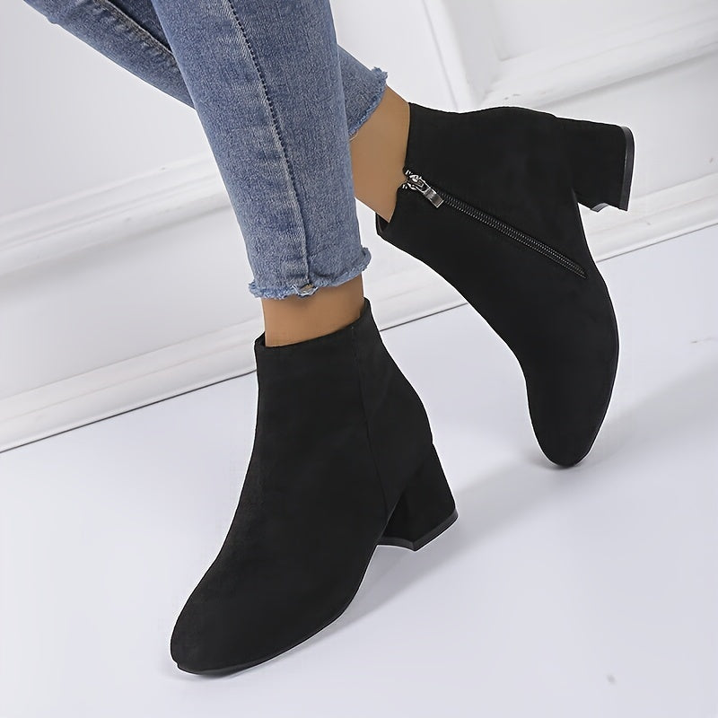 Diana | Block Heel Chelsea Boots
