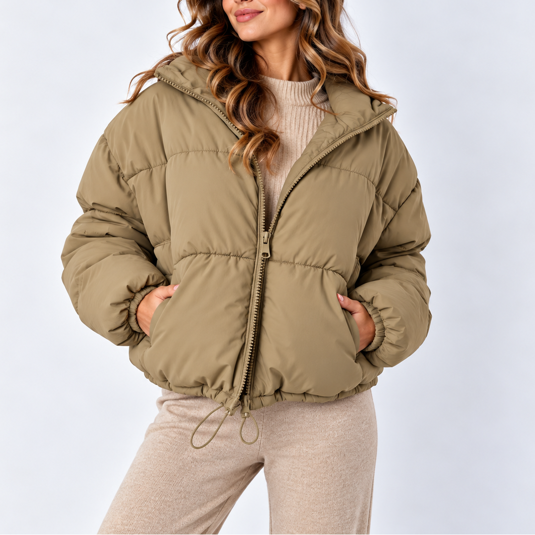 Mariska | Oversized High Collar Puffer Jacket