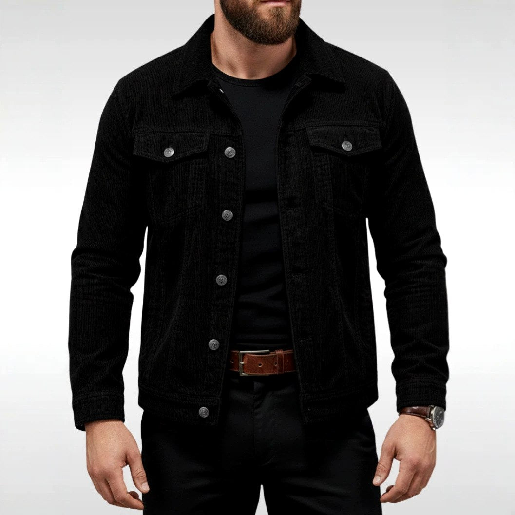 Falco - Men's Corduroy Button-Front Jacket