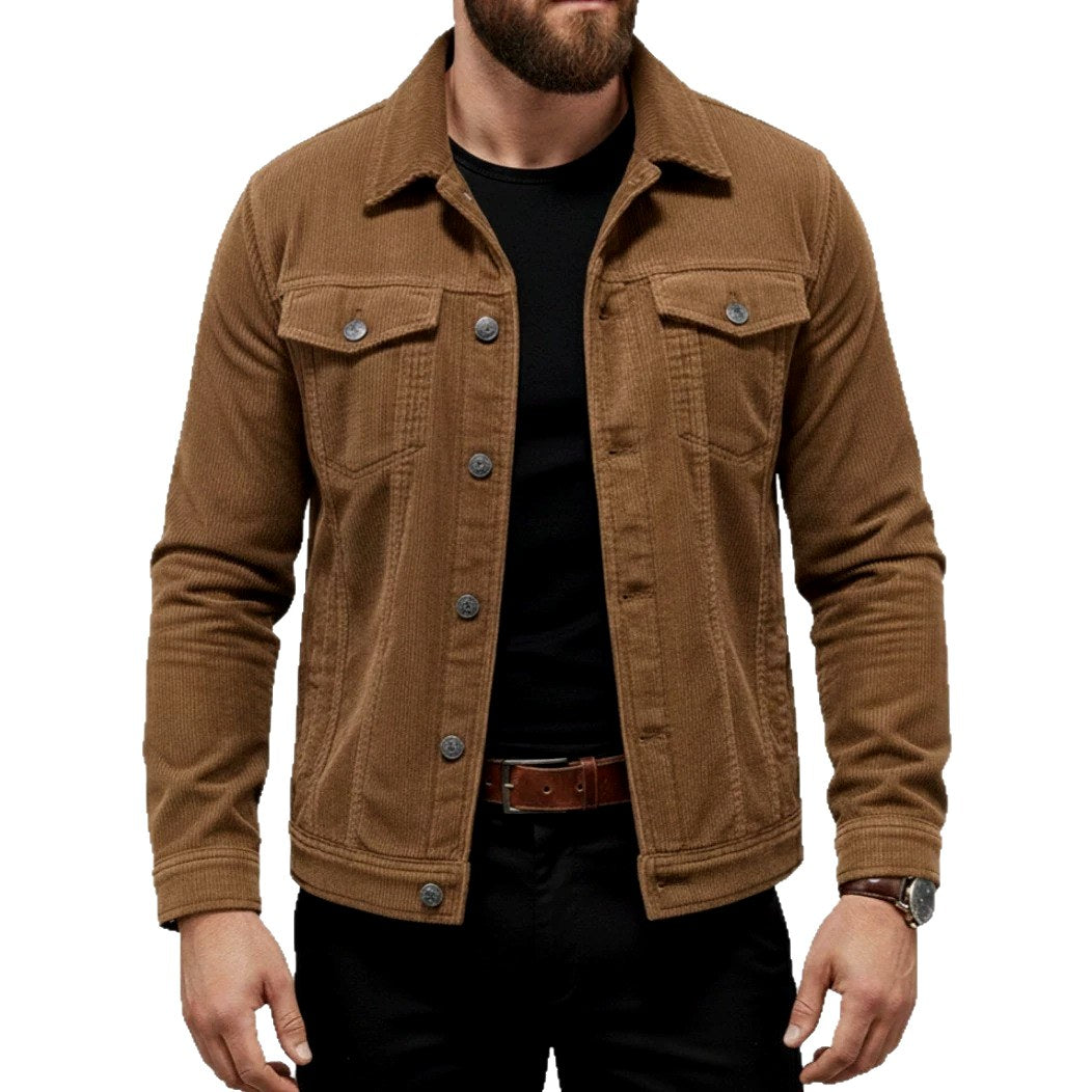 Falco - Men's Corduroy Button-Front Jacket