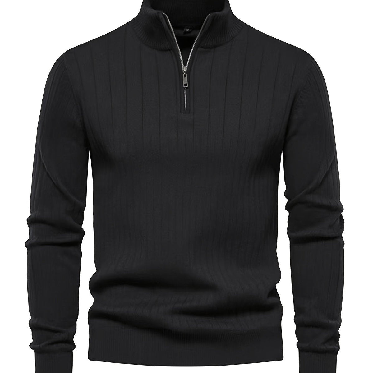 Reid | Quarter-Zip Stand Collar Sweater