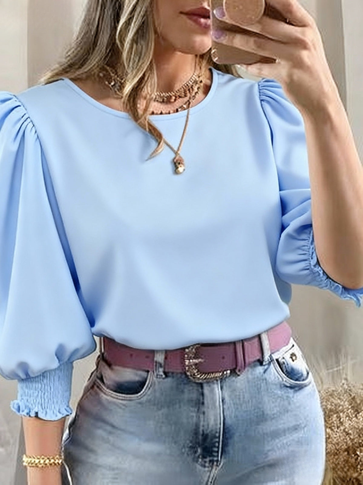 Ellen | Puff Sleeve Blouse