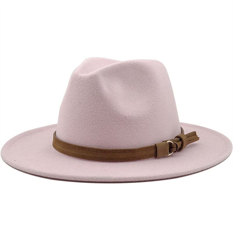 Fedora Hat | Leather Band & Cotton-Wool Blend | Unisex
