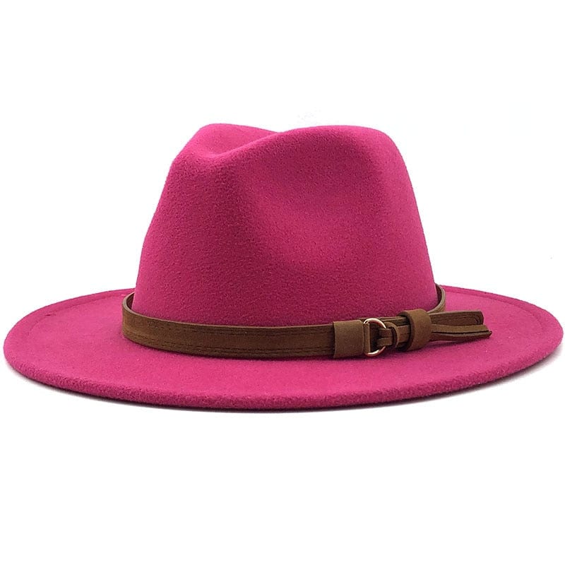 Fedora Hat | Leather Band & Cotton-Wool Blend | Unisex