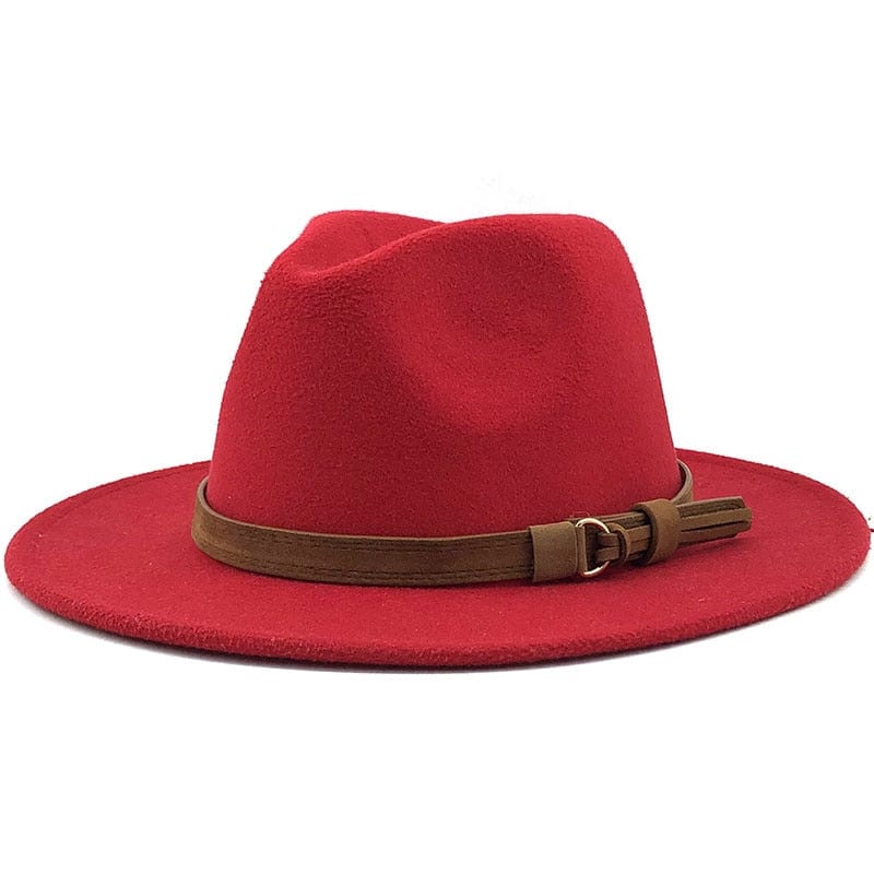 Fedora Hat | Leather Band & Cotton-Wool Blend | Unisex