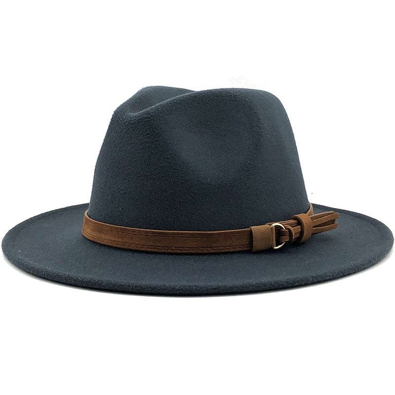 Fedora Hat | Leather Band & Cotton-Wool Blend | Unisex